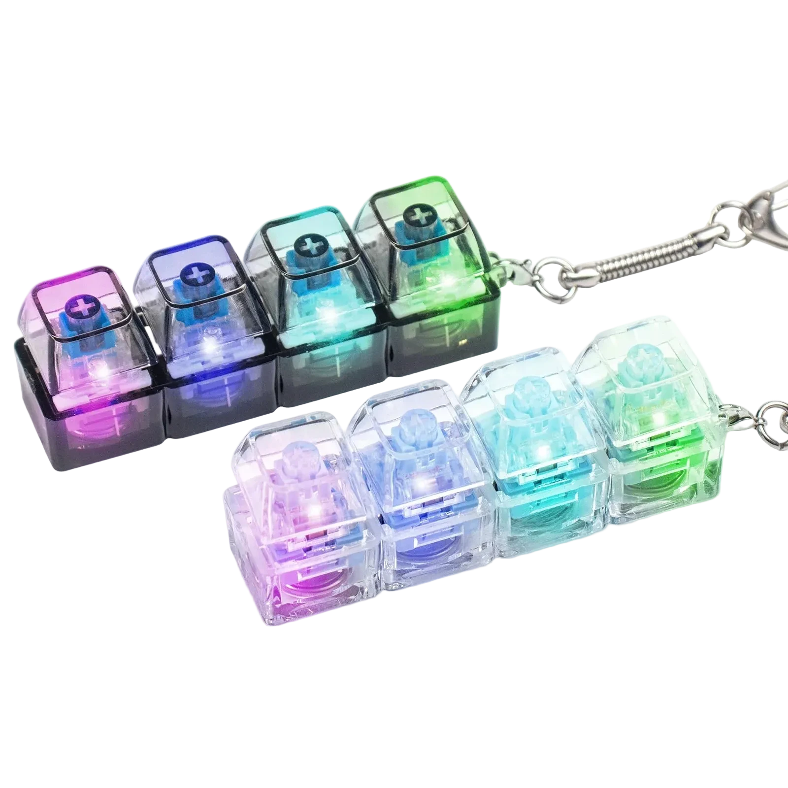 Llavero antiestrés teclado LED