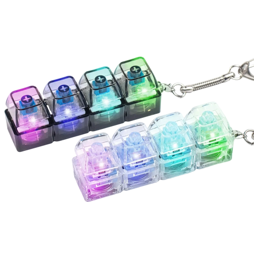 Llavero antiestrés teclado LED